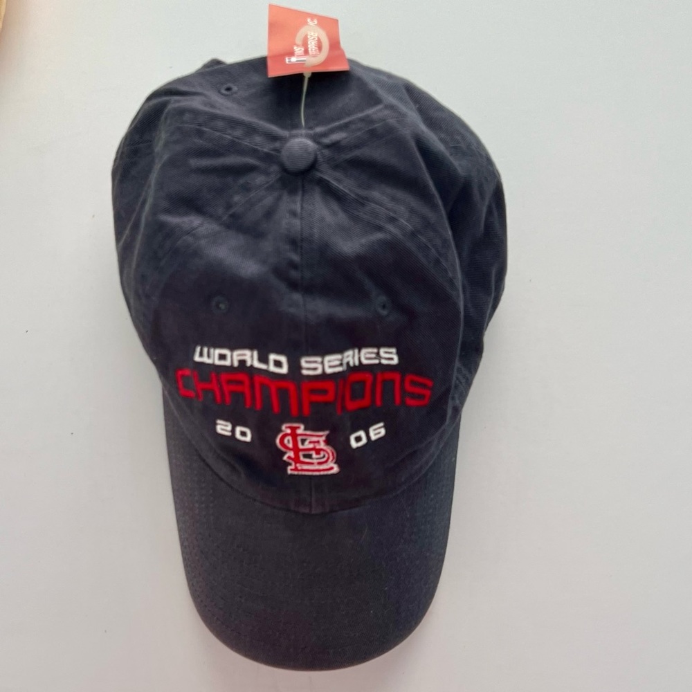 2006 St. Louis Cardinals World Series Champions Blue Cap